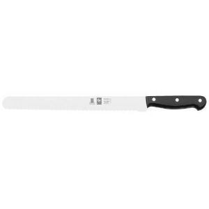 Нож для нарезки 300/420 мм. с волн. кромкой, черный TECHNIC Icel /6/