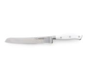 Нож для хлеба 20 см, L 32 см, нерж. сталь / АБС-пластик, цвет ручки белый, Marble