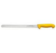 Нож для нарезки мяса 30 см, L 42,8 см, нерж. сталь / полипропилен, цвет ручки желтый, Carbon