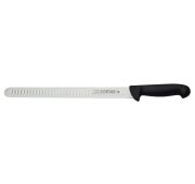 Нож для тонкой нарезки рыбы с грантонами 30 см, L 42,5 см, нерж. сталь / полипропилен, цвет ручки черный, Carbon