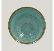 Ассиметричная тарелка RAK Porcelain Twirl Lagoon 1,6 л, 29*14 см