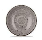 Тарелка глубокая 24,8см 1,13л, без борта, Stonecast, цвет Peppercorn Grey