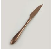 Нож столовый ,покрытие PVD,цвет матовая медь,серия «Alessi-Copper»  P.L.