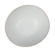 Блюдо/салатник, 600мл, 21.5*9.5cм, h= 6,5cм,серия «White Matt Taiga»  P.L.