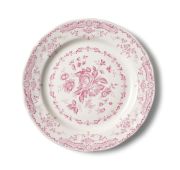 Тарелка мелкаяØ 30,9 см, цвет декора розовый