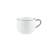 Чашка  80 мл. кофейная d=59 мм. h=48 мм. штабелир. Ретро синий край (блюдце 70699, 70917), форма Банкет Bonna /1/6/1776