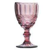 Бокал для вина/воды 340мл, Узор, фиолетовый, Glassware [6]