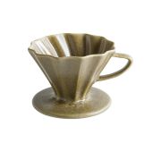 Чашка-воронка 250 мл. d=110 мм. h=90 мм. для заваривания кофе Мокрый песок, форма Ро Bonna /1/6/