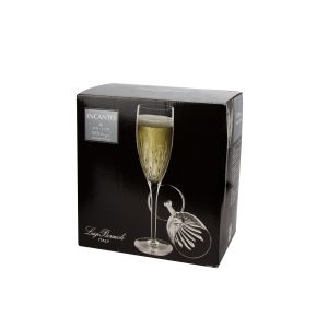 Набор бокалов для шампанского и игристых вин Incanto  200 мл, h= 23 см, d=7 см, хрустальное стекло, 6 шт.