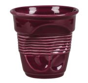 Чашка для латте Barista (Бариста) «мятая» 400 мл фиолетовая, h 10,3 см, P.L. Proff Cuisine