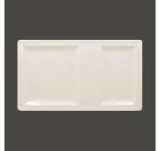 Тарелка прямоугольная 2-секционная RAK Porcelain Classic Gourmet 37*21 см
