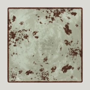 Тарелка RAK Porcelain Peppery квадратная плоская 30*30 см, серый цвет