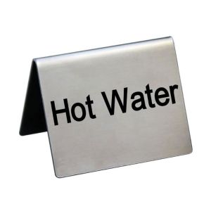 Табличка «Hot Water» 5*4 см, сталь, P.L. Proff Cuisine