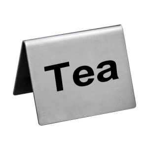 Табличка «Tea» 5*4 см, сталь, P.L. Proff Cuisine