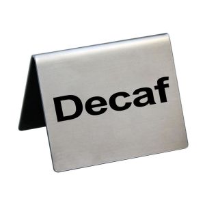 Табличка «Decaf» 5*4 см, сталь, P.L. Proff Cuisine