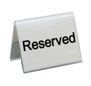 Табличка «Reserved» 5*4 см, пластик, P.L. Proff Cuisine