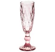 Бокал флюте для шампанского 150 мл, фиолетовый,(цена за 6 шт.в наборе) стекло, P.L. - BarWare