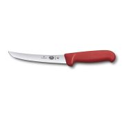 Нож обвалочный Victorinox Fibrox 15 см изогнутый, ручка фиброкс красная