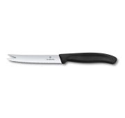 Нож Victorinox для мягких сыров 11 см, волнистое лезвие