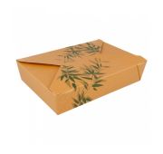 Ланч-бокс картонный Feel Green 19,7*14*4,6 см, СВЧ, 50 шт/уп, Garcia de PouИспания