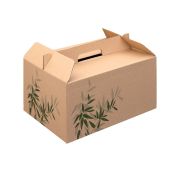 Коробка картонная Feel Green для еды на вынос, 24,5*13,5*12 см, 1 шт, Garcia de Pou