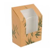 Контейнер картонный с окном для ролла 9,2*5,1*9,2/12,5 см, 100 шт/уп, Garcia de Pou