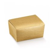 Коробка для кондитерских изделий, 125 г, золотая, 10,3*6,7*4,5 см, картон, Garcia de Pou