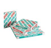 Коробка для пиццы белая, 33*33*3,5 см, гофрированный картон, , Garcia de Pou