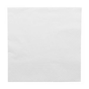 Салфетка бумажная двухслойная белая, 40*40 см, 100 шт, Garcia de PouИспания