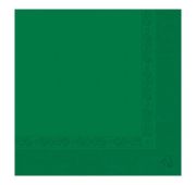 Салфетка бумажная двухслойная зеленая, 40*40 см, 100 шт, Garcia de PouИспания
