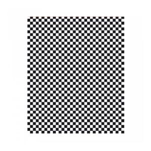 Упаковочная бумага «Чёрно-белая клетка», 28*34 см, 1000 шт/уп, жиростойкий пергамент, Garcia de Pou