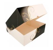 Коробка для торта 28*28*10 см, белая, картон 275 г/см2, Garcia de PouИспания