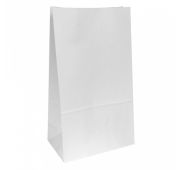Пакет для покупок без ручек 25+15*43,5 см, белый, крафт-бумага, Garcia de PouИспания