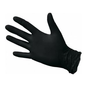 Перчатки нитриловые «NitriMax» вес 3,8 гр. (черные) размер М - 1 уп/100шт/50 пар