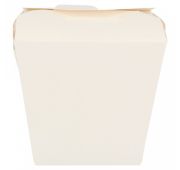 Коробка для лапши 780 мл белая, 8*7 см, СВЧ, 50 шт/уп, картон, Garcia de PouИспания