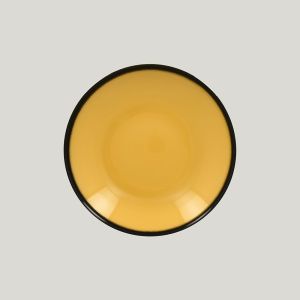 Тарелка-салатник RAK Porcelain LEA Yellow 26 см, высота 5 см, 1,2 л (желтый цвет)