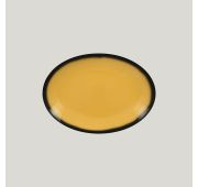 Блюдо овальное RAK Porcelain LEA Yellow 26 см (желтый цвет)