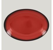 Блюдо овальное RAK Porcelain LEA Red 32 см (красный цвет)