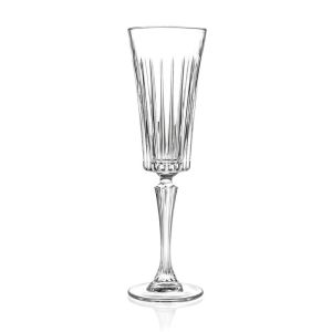 Бокал-флюте для шампанского RCR Style TimeLess 210 мл, хрустальное стекло, Италия