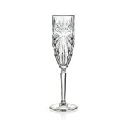 Бокал- флюте для шампанского RCR Style Oasis 230 мл, хрустальное стекло, Италия (ЗАКАЗНОЕ)
