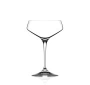 Бокал блюдце для шампанского RCR Luxion Aria 330 мл, хрустальное стекло,