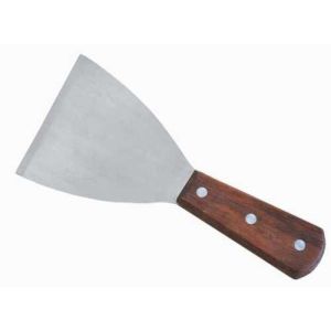 Лопатка-шпатель металлическая с деревянной ручкой, 11 см, P.L. Proff Cuisine