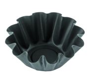 Форма гофрированная для кексов, 100 мл, 5*9,5 см, h 3,5 см, сталь с тефлоновым покрытием,