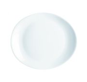Блюдо для стейка Luminarc 30*26 см, стеклокерамика, белый цвет, ARC, Франция (/6/24)