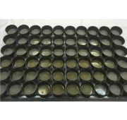 Сборка форм для выпечки на решетке «Маффин», 5,5*6/3 см, 60 шт, решетка 60*40 см, черный металл, P.L