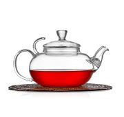 Заварочный чайник «Клюква»,600 мл, термостекло с фильтром в носике, PL