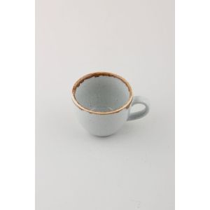 Чашка кофейная 90 мл фарфор цвет серый Seasons