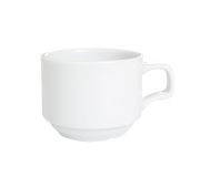 Чашка чайная, стопируемая, 180мл, Белый
