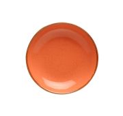 Тарелка глубокая 21 см безбортовая фарфор цвет оранжевый Seasons