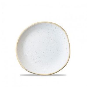 Тарелка мелкая «Волна» d18,6 см, без борта, Stonecast, цвет Barley White